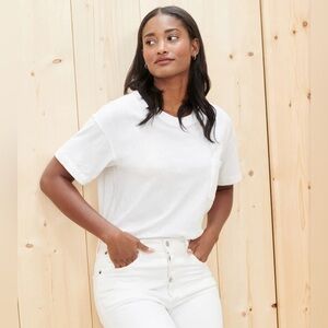 Jenni Kayne Vintage Pocket Tee - White